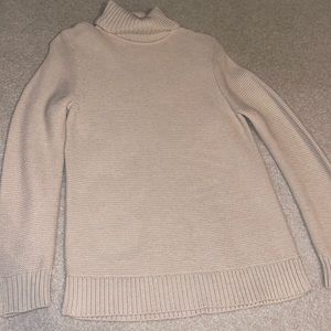 J. Crew Beige Turtleneck Sweater